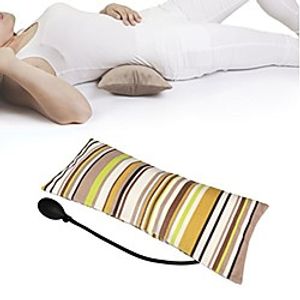 tcare multifunctional portable air inflatable pillow for lower back pain,orthopedic lumbar support cushion,travel,waist,knee,hip,sciatica and joint pain relief,orthopedic side sleeper (stripe) Lightinthebox