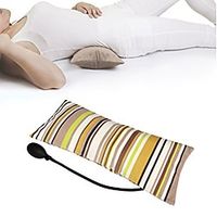 tcare multifunctional portable air inflatable pillow for lower back pain,orthopedic lumbar support cushion,travel,waist,knee,hip,sciatica and joint pain relief,orthopedic side sleeper (stripe) Lightinthebox - thumbnail