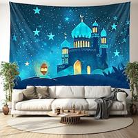 Eid Mubarak Hanging Tapestry Wall Art Large Tapestry Mural Decor Photograph Backdrop Blanket Curtain Home Bedroom Living Room Decoration Fantasy Dream Moon Lightinthebox