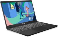 MSI Modern 15-B12M Business Laptop, 15 Inch FHD IPS Display, Intel Core i5-1235U, 8GB RAM, 512GB SSD, Intel Iris Xe Graphics, ENG-ARB Keyboard, Windows 11 Home, Classic Black - 9S7-15H112-496