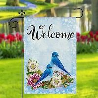 Sunflowers Bird Garden Flag 12x18Inch Outdoor Decorations Welcome Garden Patio Flag Flower Yard Flag Double Sided Holiday Outdoor Flags 1pc Lightinthebox - thumbnail
