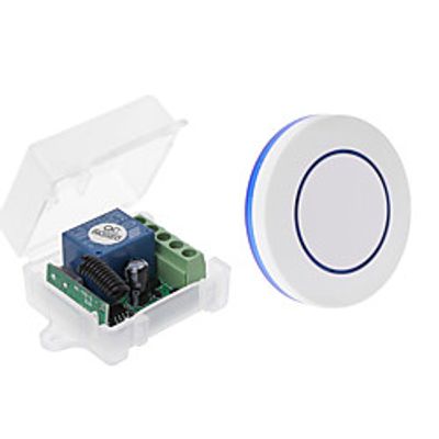 DC 12V single-channel wireless remote control switch10A relay module433M access control jog switch Lightinthebox