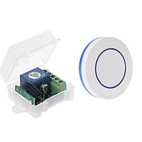 DC 12V single-channel wireless remote control switch10A relay module433M access control jog switch Lightinthebox - thumbnail