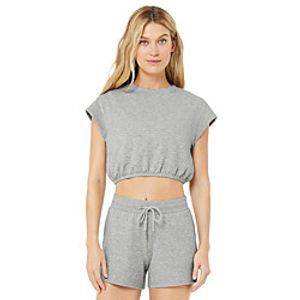 Women's 2pcs Yoga Suit Summer Solid Color Shorts Crop Tee Clothing Suit rice white Pink Spandex Yoga Fitness Gym Workout Quick Dry Moisture Wicking Breathable Short Sleeve Sport Activewear Stretchy Lightinthebox