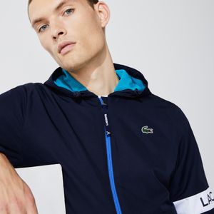 Men's Lacoste SPORT Water-Resistant Hooded Zip Jacket