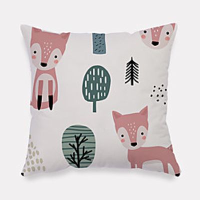 Double Side Cushion Cover 1PC Soft Decorative Square Throw Pillow Cover Cushion Case Pillowcase for Sofa Bedroom Superior Quality Machine Washable Lightinthebox