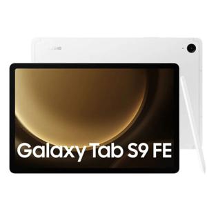 Samsung Galaxy Tab S9 FE + 5G Android Tablet | 6GB RAM| 128GB Storage| S Pen Included | Silver