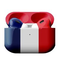 Customized Apple AirPods Pro 3 France Flag