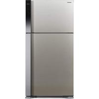 Hitachi 565L Gross Top Mount Double Door Refrigerator, Silver - RV710PUK7KBSL