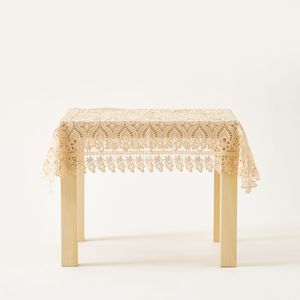 Fabric Cutwork Table Cover - 85x85 cms