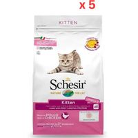 Schesir Dry Food For Kittens With A Single Protein Source Kitten Rich In Chicken 400G (Pack of 5) - thumbnail
