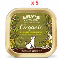 Lily's Kitchen Organic Lamb Supper Wet Dog Food 150G Pack Of 5