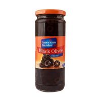 American Garden Black Olives Sliced 450gm (717273701809)