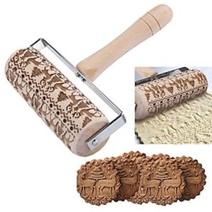 Embossing Rolling Pin, for Home Kitchen Accessories Making Pasta, Biscuits Dough Lightinthebox