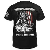 Men's Unisex T shirt Tee 3D Print Graphic Prints Soldier Letter Crew Neck Street Daily Print Short Sleeve Tops Designer Casual Vintage Big and Tall Black  Summer Lightinthebox - thumbnail