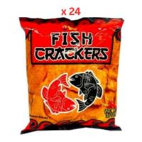 Chick Boy Fish Cracker Hot & Spicy Flv 100Gm Pack Of 24 (UAE Delivery Only)