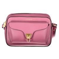 Coccinelle Pink Leather Handbag - CO-26587