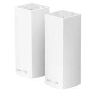 Linksys WHW0302 Velop Tri-Band AC4400 Modular True Whole Home Wi-Fi Mesh System - Pack of 2