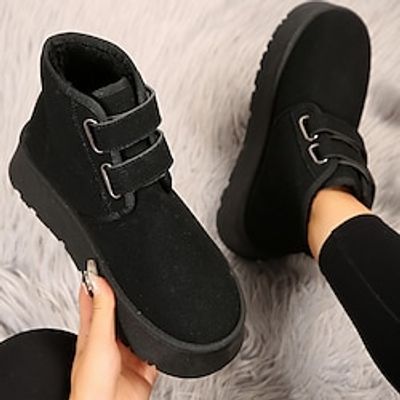 Women's Boots Platform Boots Snow Boots Winter Boots Daily Booties Ankle Boots Winter Platform Round Toe Plush Casual Comfort Faux Suede Black Lightinthebox Women's Boots Platform Boots Snow Boots Winter Boots Daily Booties Ankle Boots Winter Platform Round Toe Plush Casual Comfort Faux Suede Black Lightinthebox