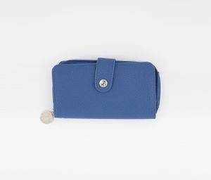 Womens Be Shore Zip Around Wallet  Marine Blue