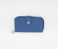 Womens Be Shore Zip Around Wallet  Marine Blue - thumbnail