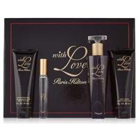 Paris Hilton With Love (W) Set Edp 100Ml + Edp 6Ml Roll-On + Bl 90Ml + Sg 90Ml