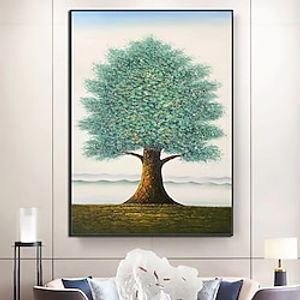 Mintura Handmade Abstract Tree Landscape Oil Paintings On Canvas Wall Art Decoration Modern Picture For Home Decor Rolled Frameless Unstretched Painting Lightinthebox