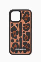 Leopard-print iPhone 12 Pro Max Cover in Rubber - thumbnail