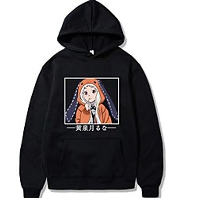 Inspired by Kakegurui  Compulsive Gambler Cosplay Yomoduki Runa Anime Cartoon Polyster Print Harajuku Graphic Kawaii Hoodie For Women's  Men's Lightinthebox