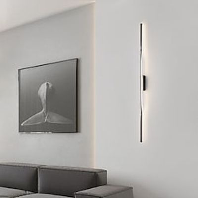 LED Wall Light Long Strip Minimalist Linear Wall Sconce Gold Metal Headboard Lamp, 60cm90cm Indoor Wall Wash Lights Home Decor Wall Sconces for Living Room Bedroom Bedside Lightinthebox