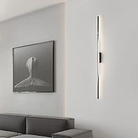 LED Wall Light Long Strip Minimalist Linear Wall Sconce Gold Metal Headboard Lamp, 60cm90cm Indoor Wall Wash Lights Home Decor Wall Sconces for Living Room Bedroom Bedside Lightinthebox - thumbnail