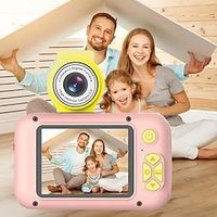 180Flip Len Children's Digital Camera Kids Toy Can Take Pictures Small Student Portable Toy Camera Girl Birthday Christmas Gift Lightinthebox - thumbnail