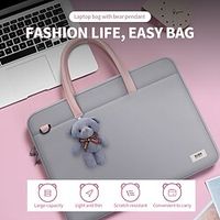 Laptop Briefcases 14 15 Inch inch Compatible with Macbook Air Pro, HP, Dell, Lenovo, Asus, Acer, Chromebook Notebook Waterpoof Shock Proof Nylon Fiber Solid Color for Business Office miniinthebox - thumbnail