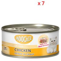 Moochie Adult Mince With Chicken 85G Can (Pack Of 7)