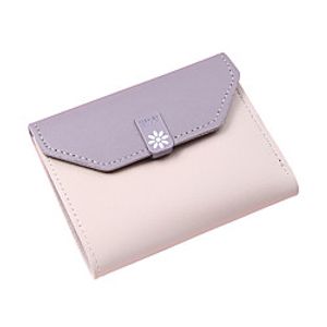 Women's Bags PU Leather Coin Purse Color Block Daily Outdoor 2021 Purple Blushing Pink Black Lightinthebox