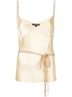 Ann Demeulemeester sleeveless top - Yellow