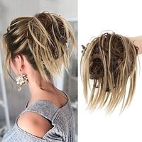 Messy Bun Hair Piece Synthetic Tousled updo Hair Buns Hair Piece Short Ponytail Faux Hair Scrunchie Extension with Elastic Rubber Band Fake Hair Bun Pieces for Women Lightinthebox