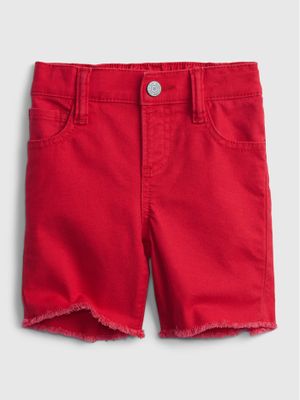Toddler Elasticized Pull-On Denim Shorts with Stretch Toddler Elasticized Pull-On Denim Shorts with Stretch