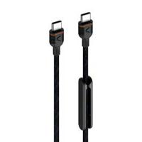 UNISYNK USB-C TO USB-C CABLE USB 2.0 60W BLK 1.2M