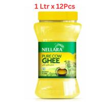 Nellara Pure Ghee 1Ltr Pet bottle Pack Of 12