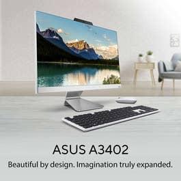 Asus AIO Intel® Core™ i7-1355U 16GB RAM 1TB SSD Intel® UHD Graphics 24" FHD Windows 11 Home Desktop - White [A3402WVAK-I7161TBW1W]