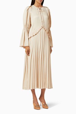 Pleated Frill Dress Pleated Frill Dress
