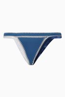 Minuit Reversible Bikini Bottom in Stretch Nylon - thumbnail
