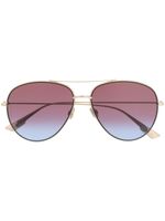 Dior Eyewear pink aviators - GOLD