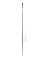Wenko Telescopic Slide Bar 20mm Chrome Extendible 70 to 115 cm