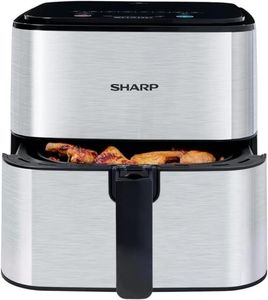 Sharp Air Fryer 1600 Watts, 7 Liters, 8 Cook Menu, Non-Stick Coating - KFAF70RT53