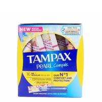 Tampax Pearl Compak Regular Tampons with Applicator x16 - thumbnail