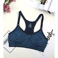 Adjustable Straps Sports Bras For Women, Medium Impact Support Sports Bra With Removable Pads For Yoga, Pilates, Jogging Lightinthebox - thumbnail