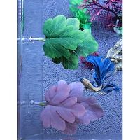 Fish Tank Aquarium Decoration Fish Bowl Artificial Plants Random Color Non-toxic  Tasteless Decoration Reusable Resin 1 Piece 12 cm Lightinthebox - thumbnail