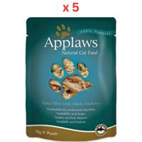 Applaws Cat Tuna With Anchovy 70G Pouch (Pack Of 5)